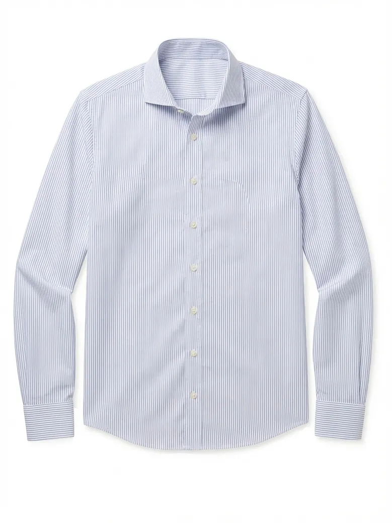 Easy-iron poplin shirt