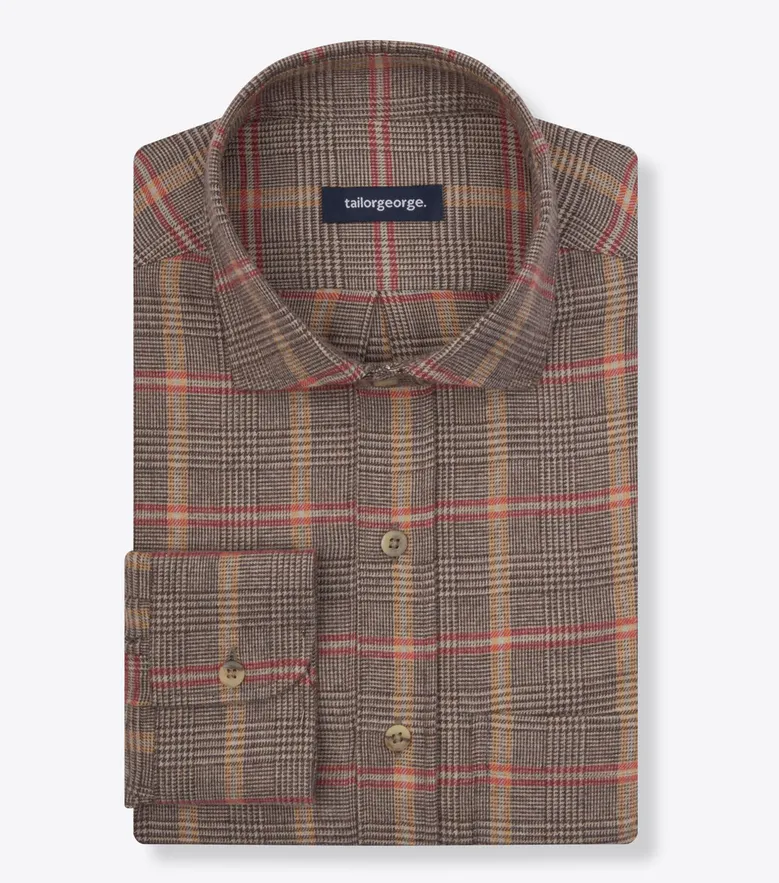 Easy-iron poplin shirt