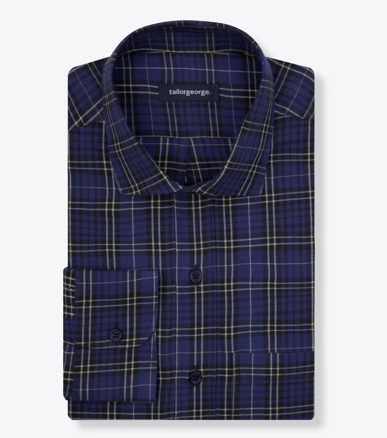 Easy-iron poplin shirt