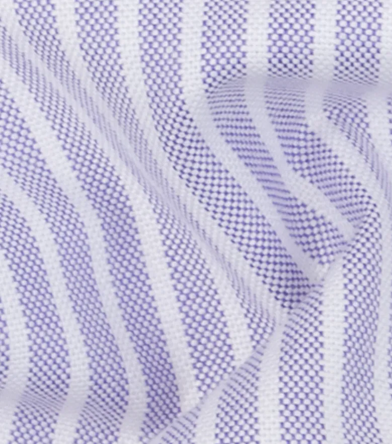 Easy-iron plain white poplin shirt