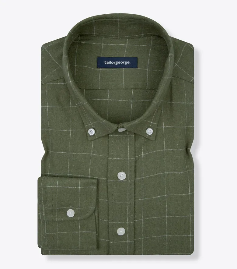 Easy-iron plain white poplin shirt