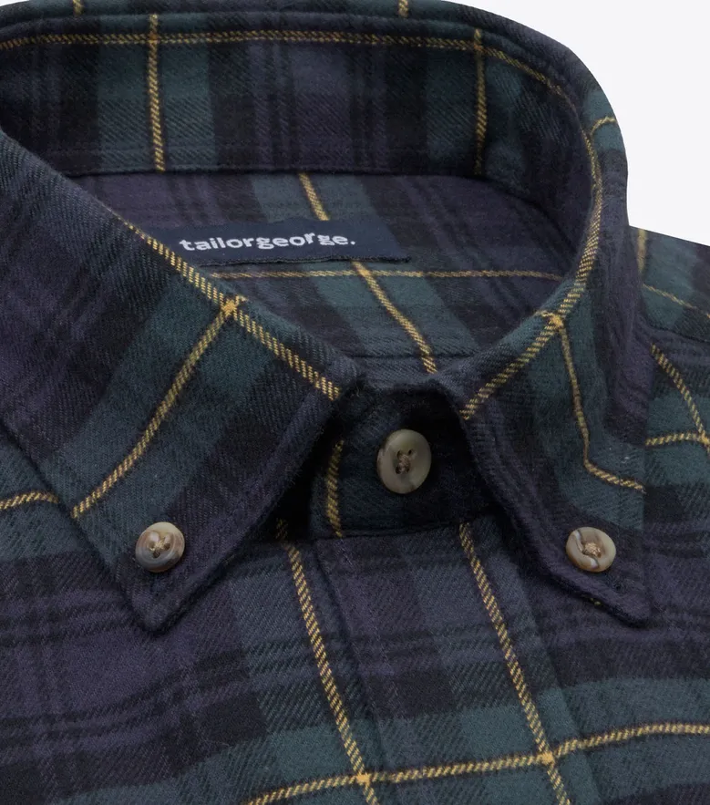 Easy-iron plain white poplin shirt