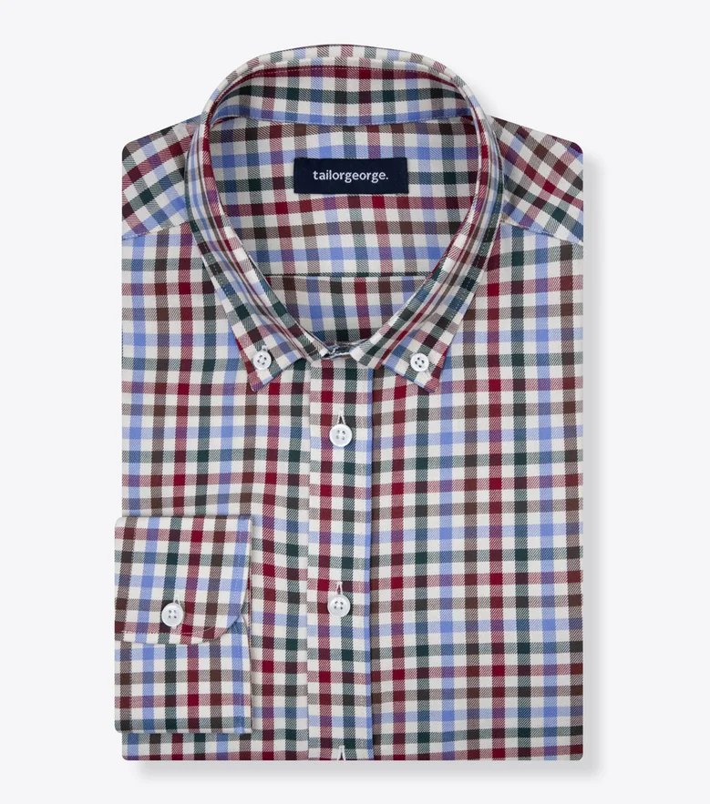 Easy-iron poplin shirt
