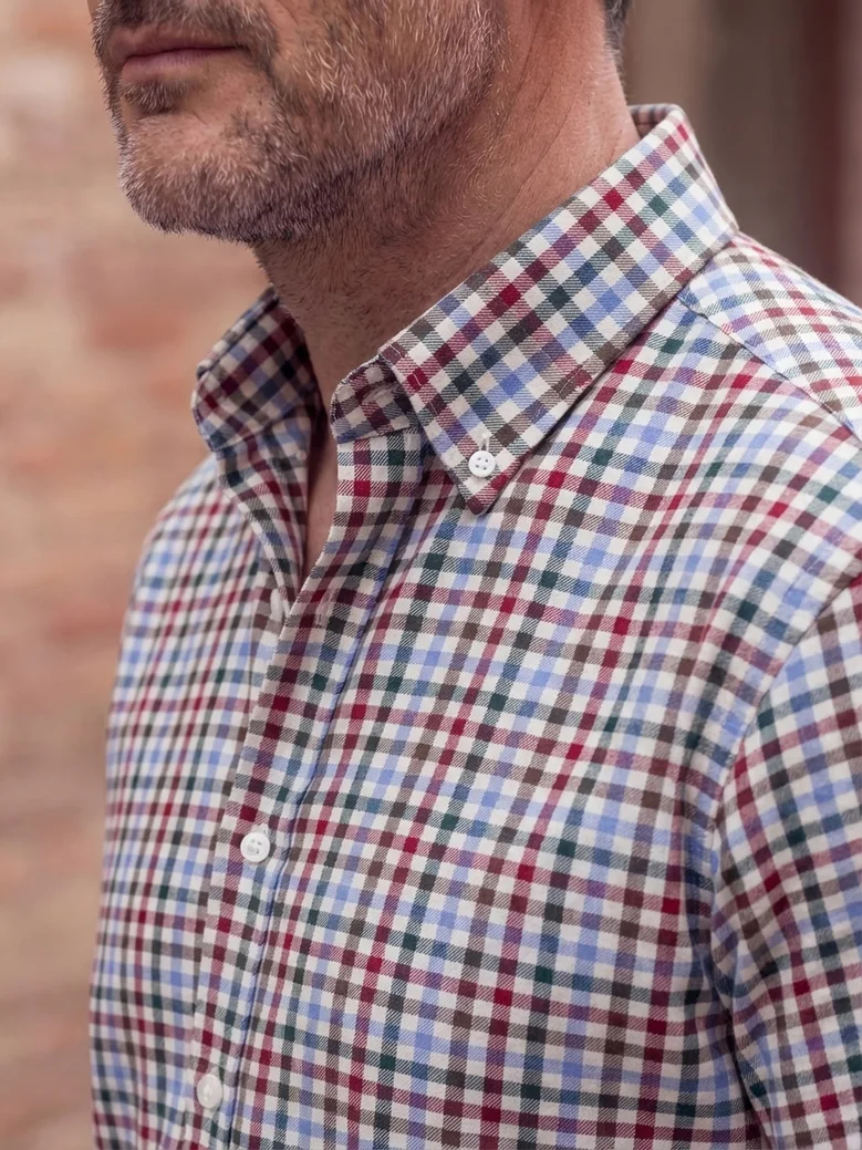 Easy-iron poplin shirt