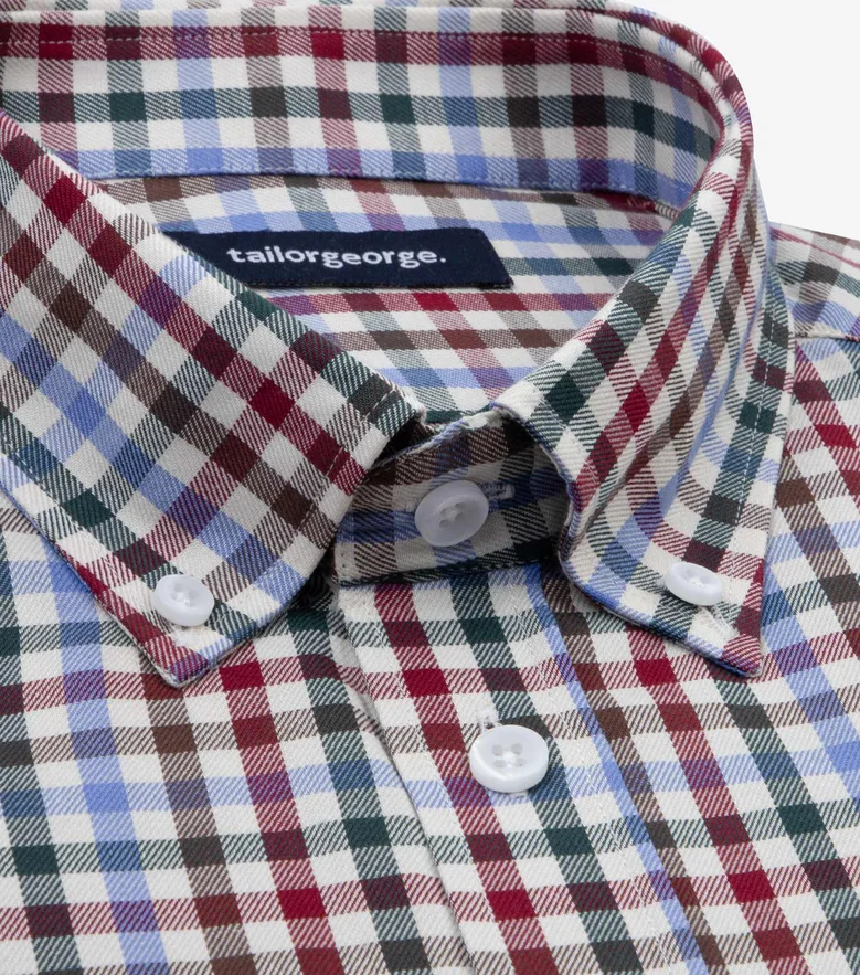 Easy-iron poplin shirt