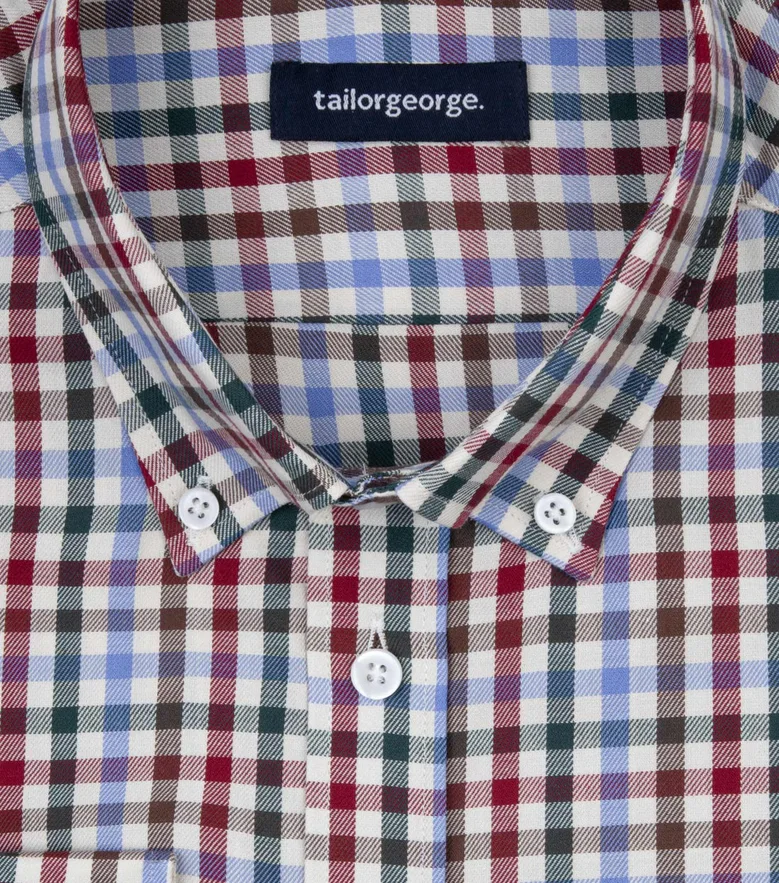 Easy-iron poplin shirt