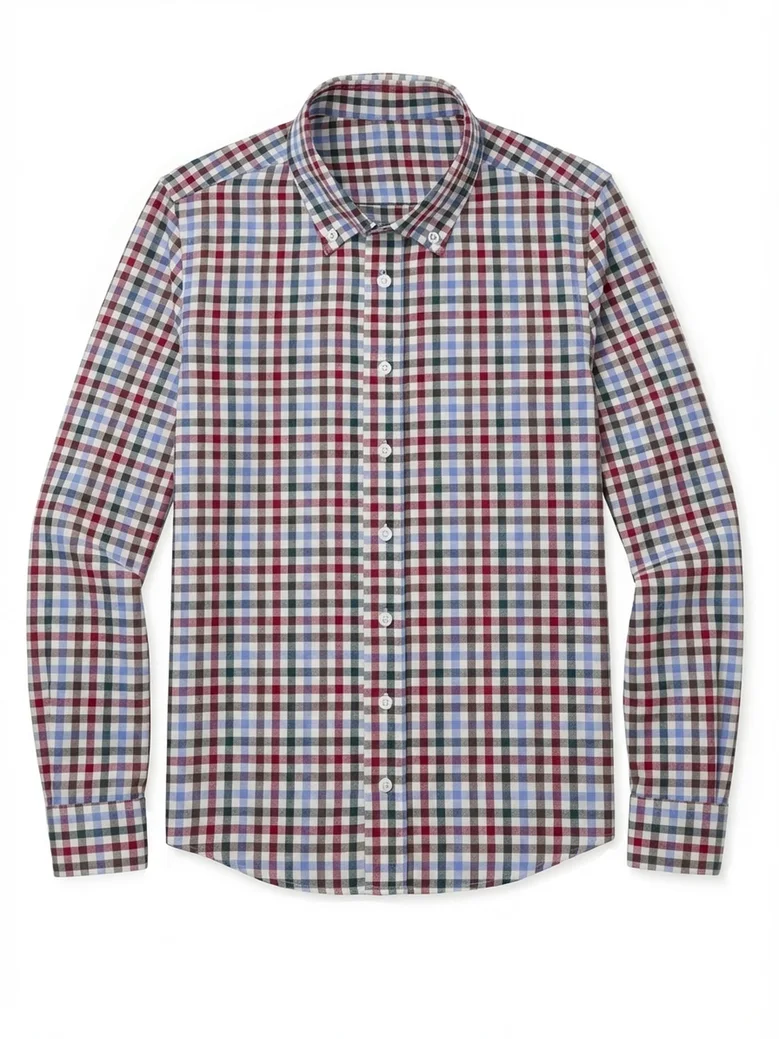Easy-iron poplin shirt