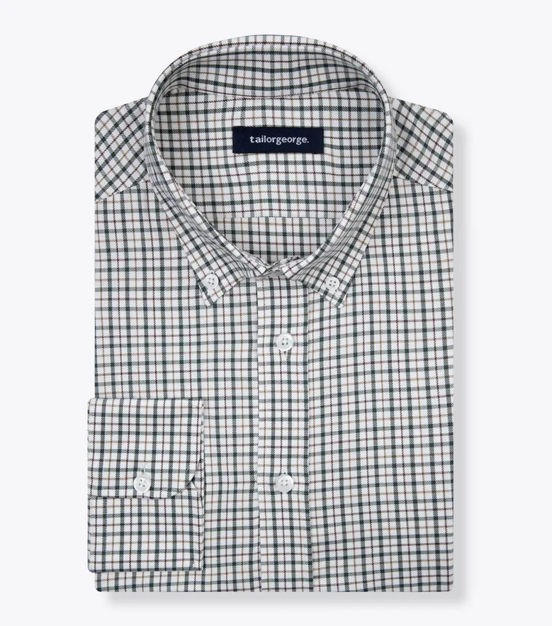 Easy-iron poplin shirt