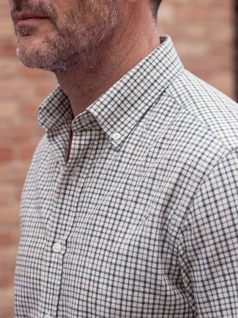 Easy-iron poplin shirt