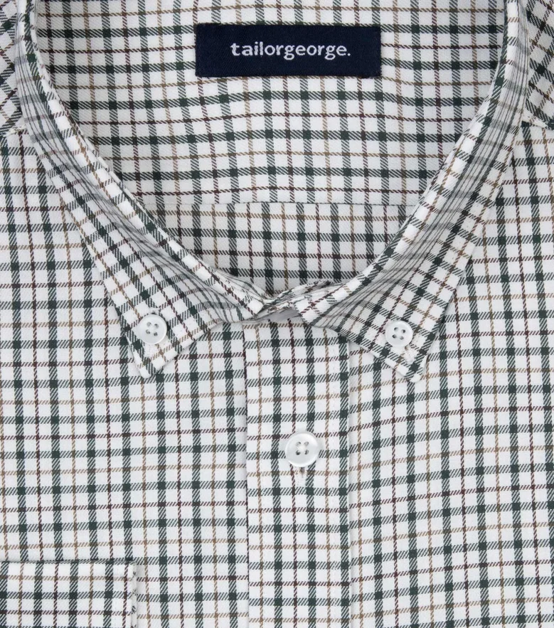 Easy-iron poplin shirt