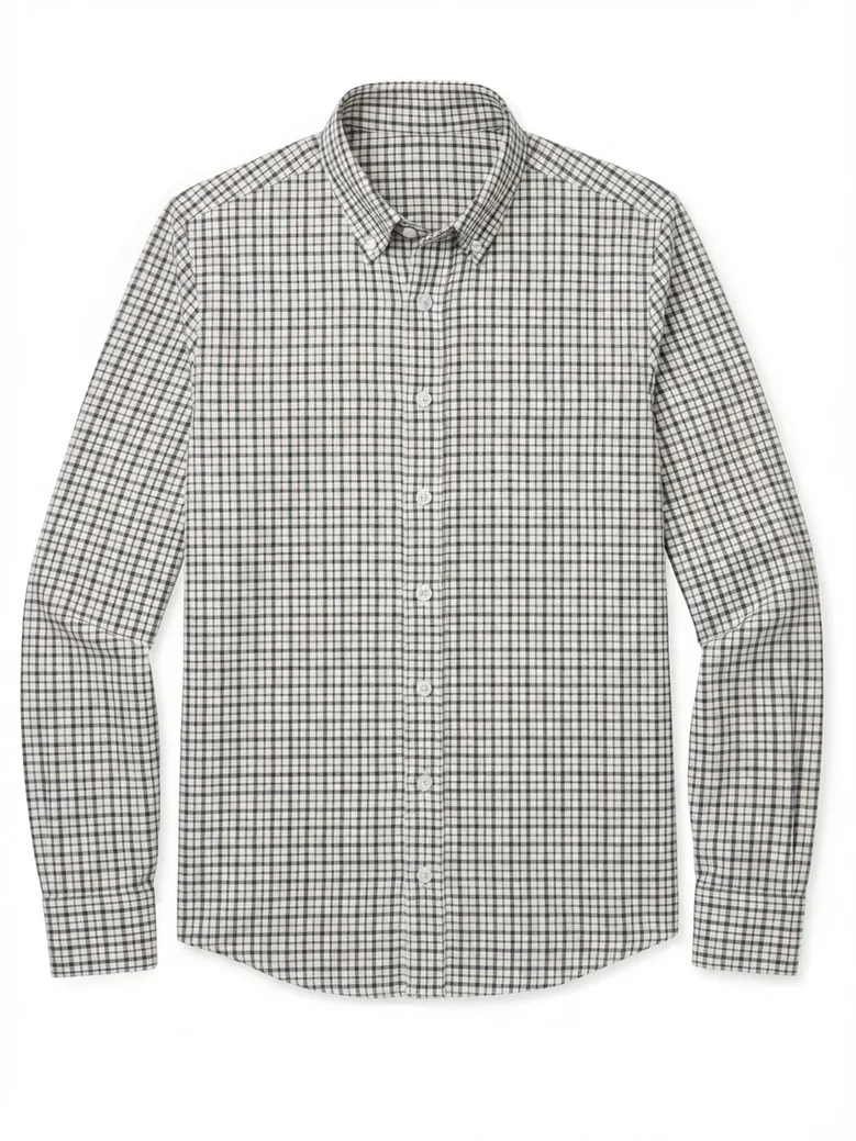 Easy-iron poplin shirt