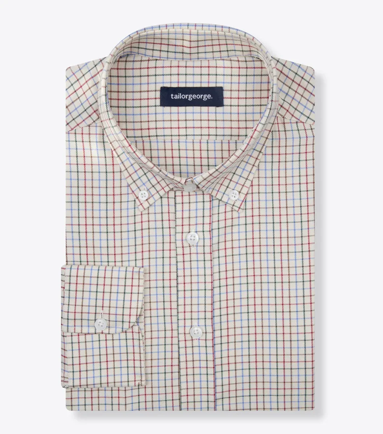 Easy-iron poplin shirt