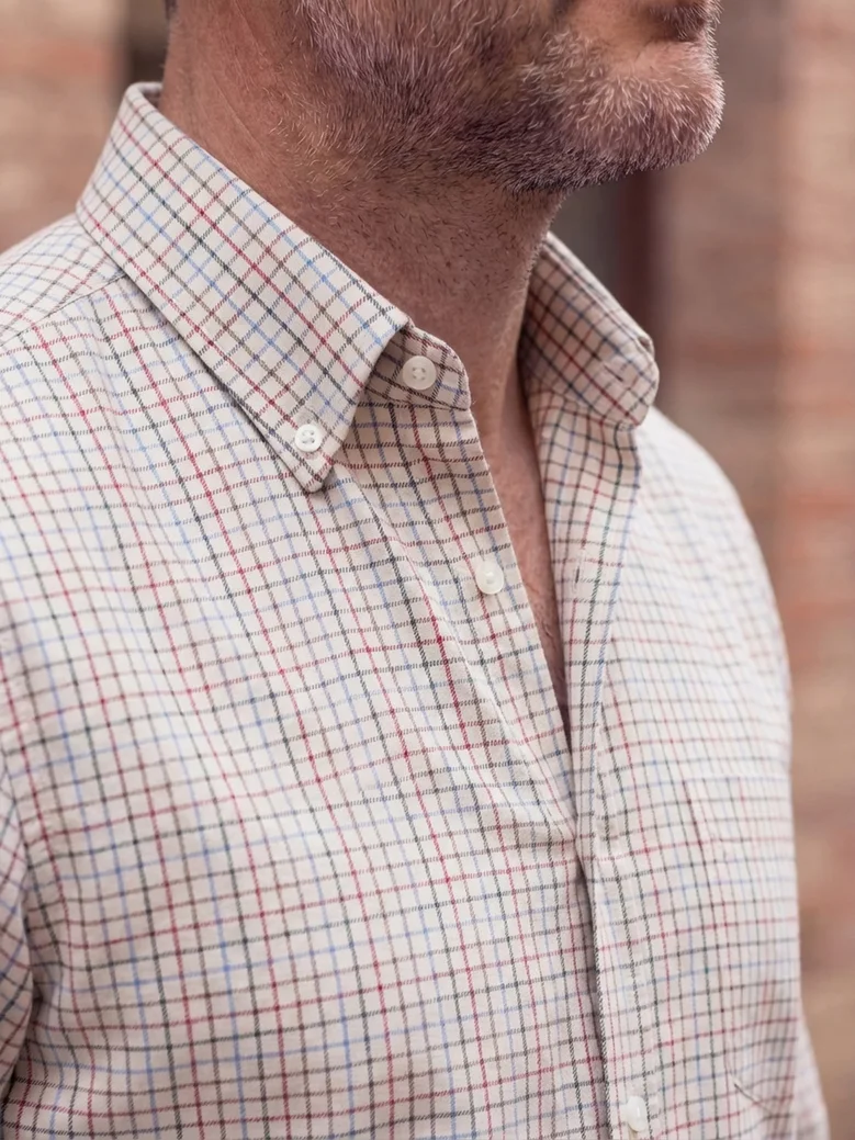 Easy-iron poplin shirt