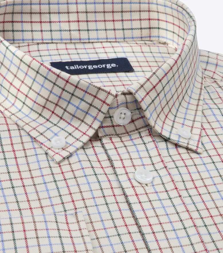 Easy-iron poplin shirt