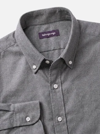 Plain brown Flannel Shirt