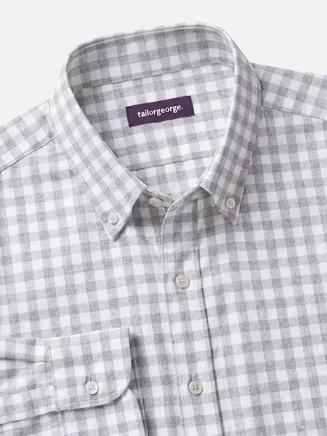 Checked Gray Flannel shirt