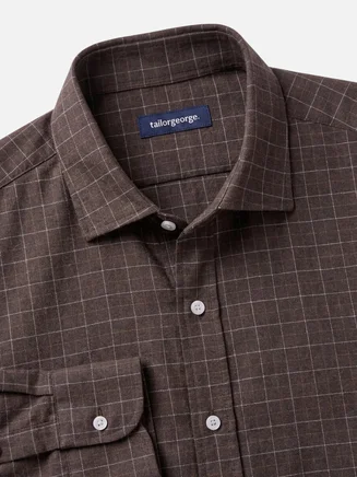 Checked brown Flannel Shirt