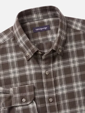 Checked brown Flannel Shirt
